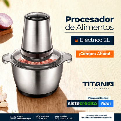 Procesador de Alimentos Electrico 2L