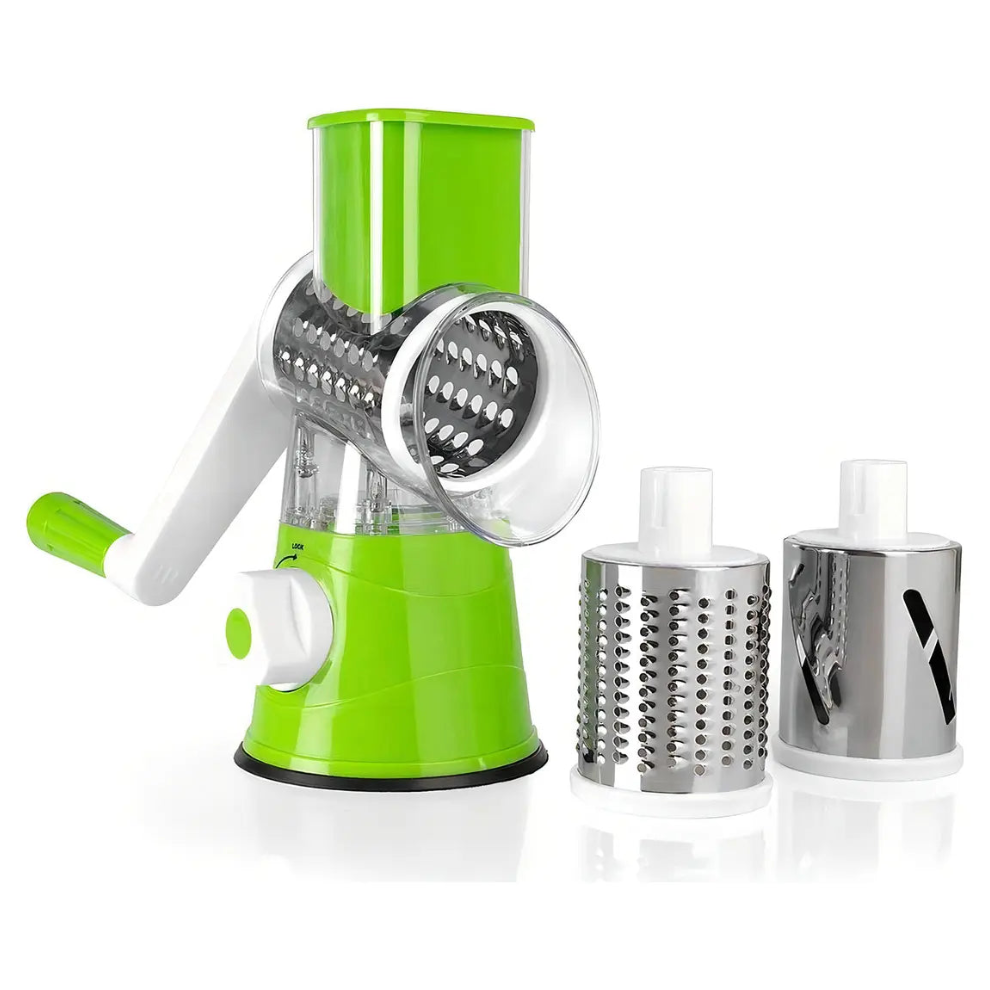 Rallador Rotativo de Tambor para Quesos, Verduras y Más